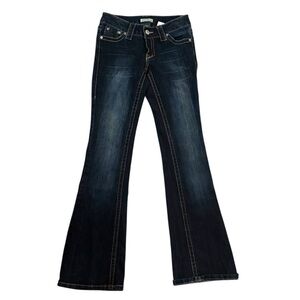 Paris Blues Dark Blue Flare Jeans Size 5